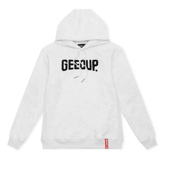 GEEDUP PFK Hoodie - White Marle/Black