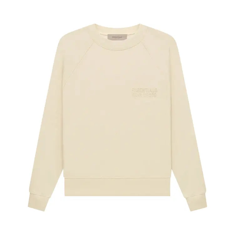 FEAR OF GOD FOG ESSENTIALS Pull Over Crewneck - Egg Shell