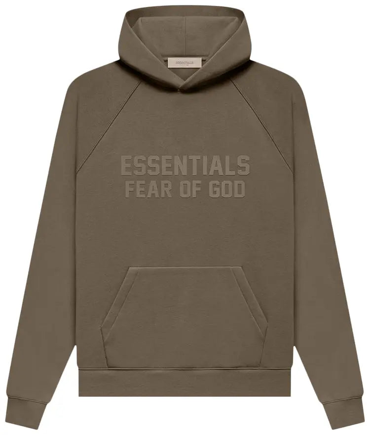 FEAR OF GOD FOG ESSENTIALS Pull Over Hoodie - Wood