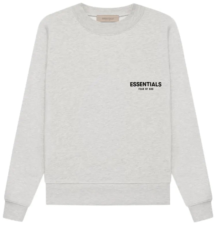 FEAR OF GOD FOG ESSENTIALS Pull Over Crewneck - Light Oatmeal (SS22 / Core 2.0)