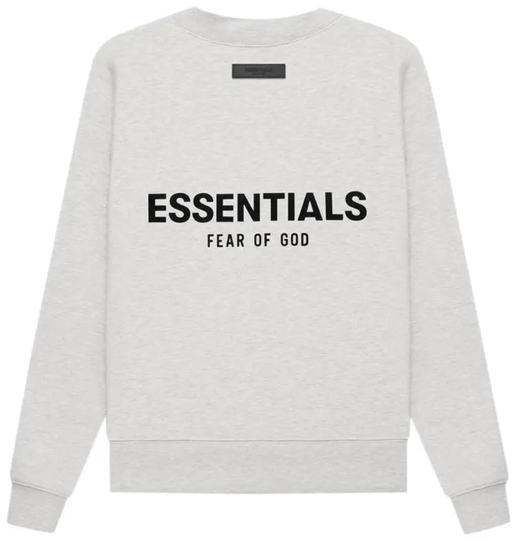 FEAR OF GOD FOG ESSENTIALS Pull Over Crewneck - Light Oatmeal (SS22 / Core 2.0)