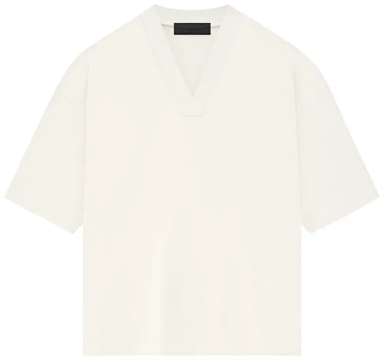 FEAR OF GOD FOG ESSENTIALS V-Neck - Cloud Dancer (FW23)