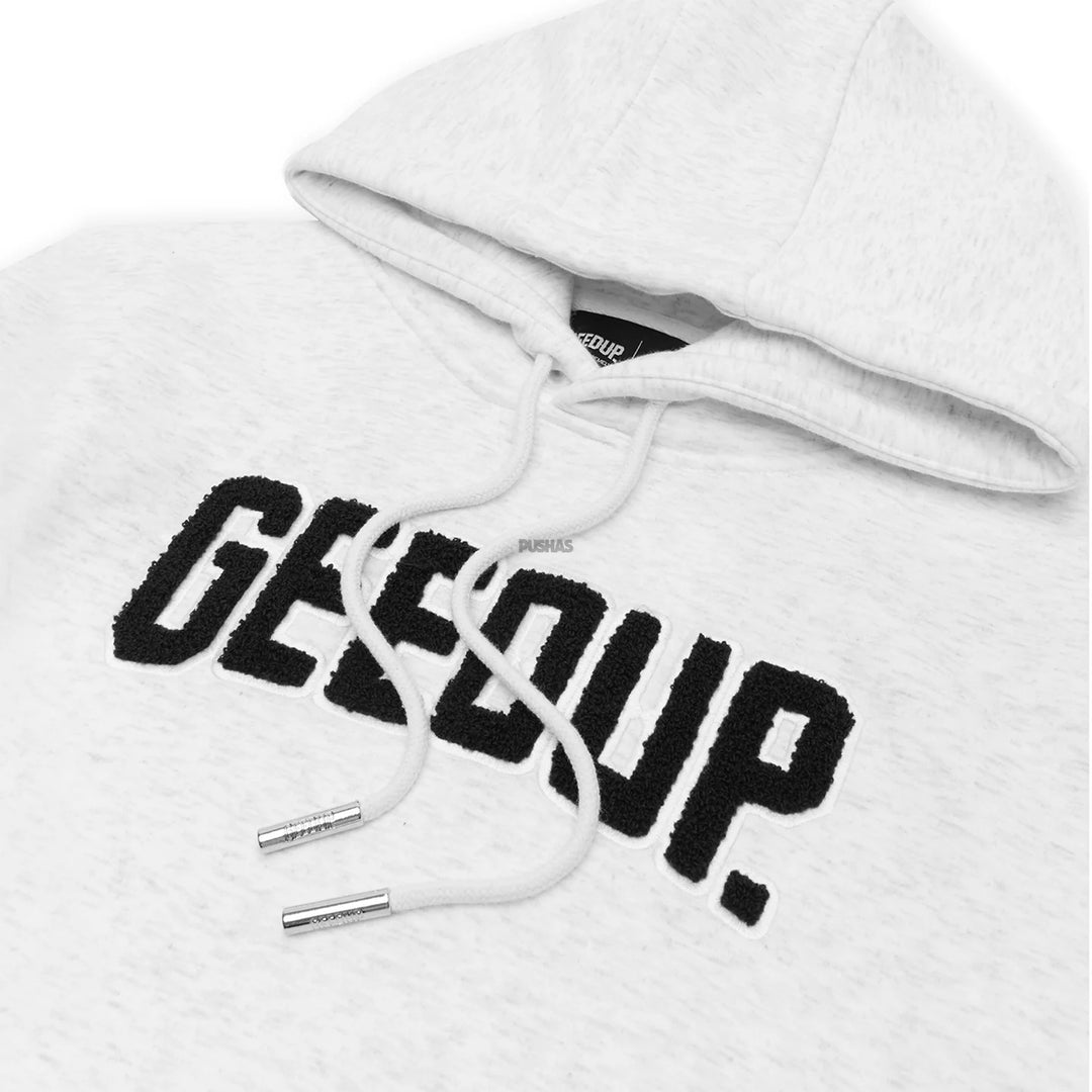 GEEDUP PFK Hoodie - White Marle/Black