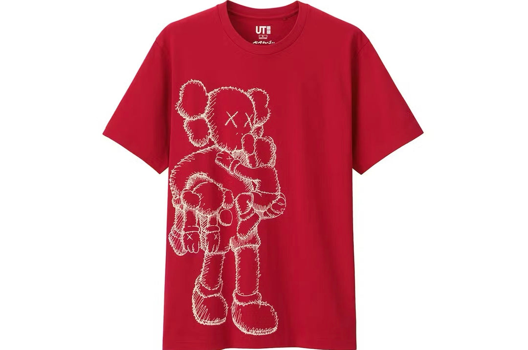 KAWS x Uniqlo Clean Slate Tee - Red