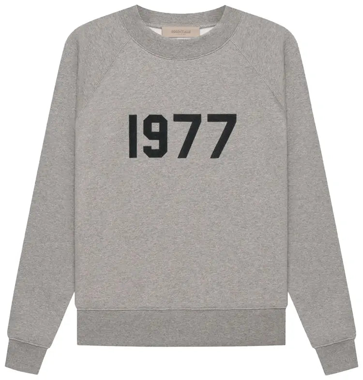 FEAR OF GOD FOG ESSENTIALS 1977 Pull Over Crewneck - Heather