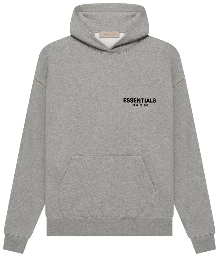 FEAR OF GOD FOG ESSENTIALS Pull Over Hoodie - Dark Oatmeal (SS22 / Core 2.0)