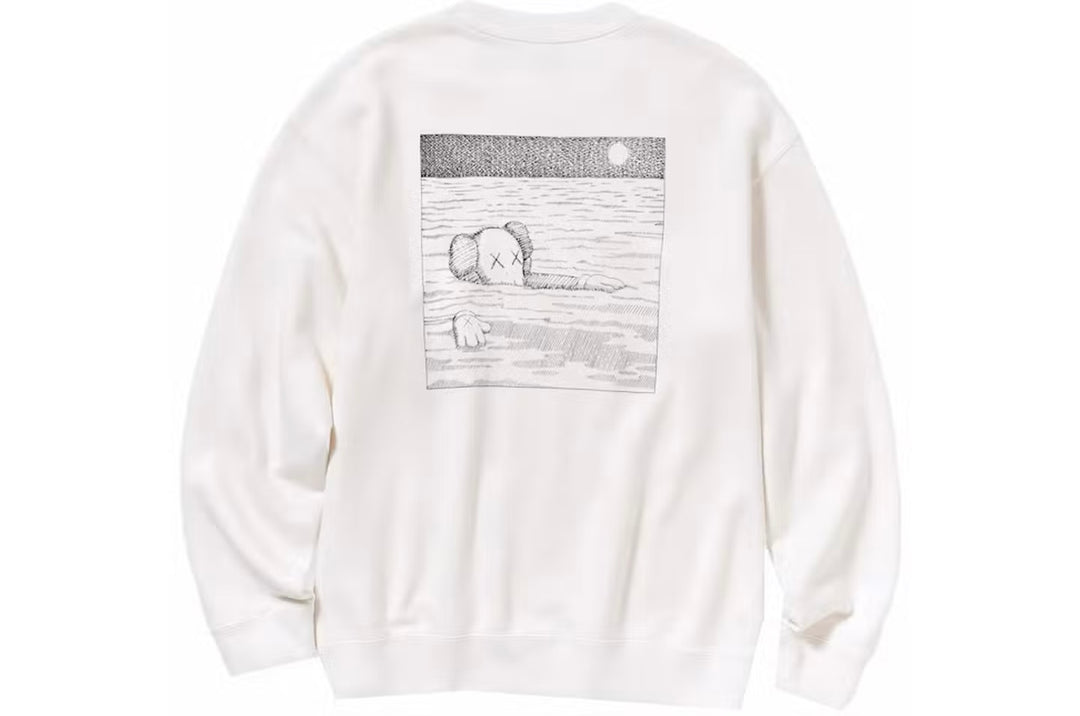 KAWS x Uniqlo L/S Sweatshirt - White