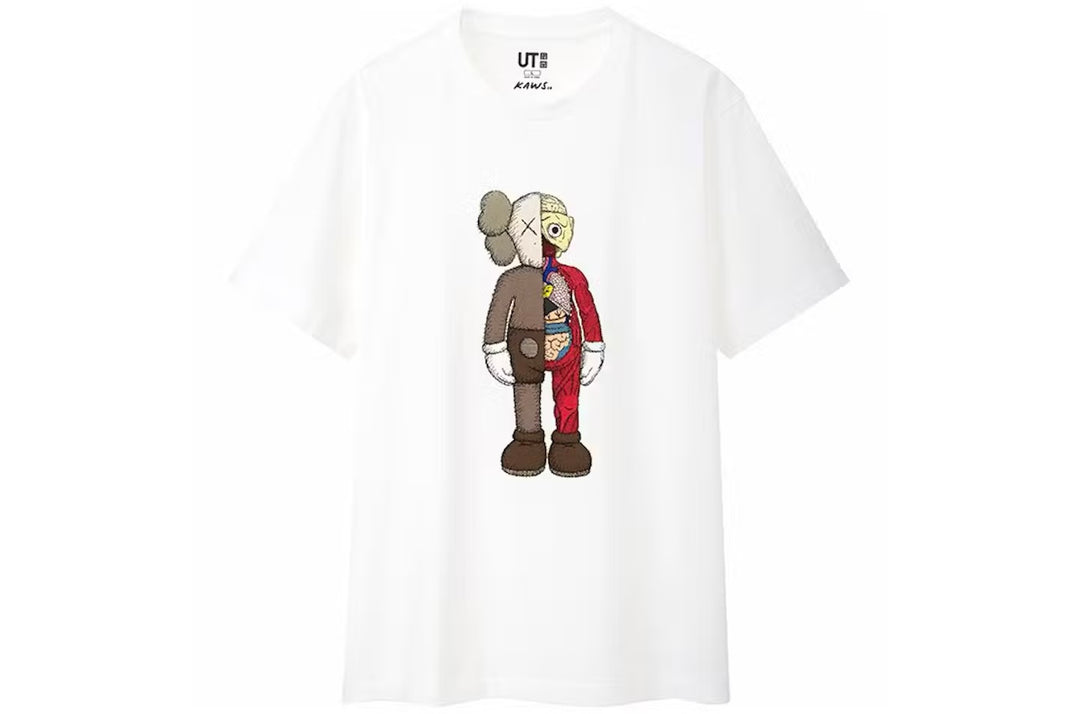 KAWS x Uniqlo Flayed Tee - White