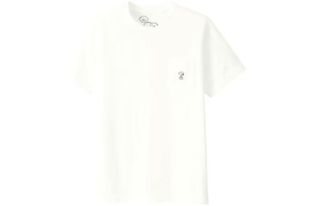 KAWS x Uniqlo x Peanuts Snoopy Pocket Tee - White