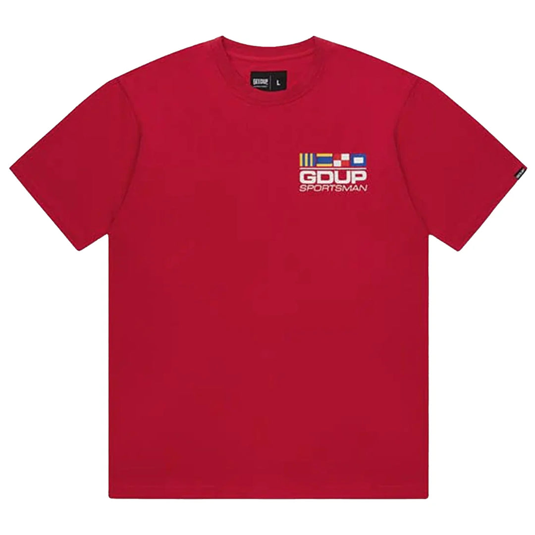 Geedup Sportsman Flag T-Shirt - Red