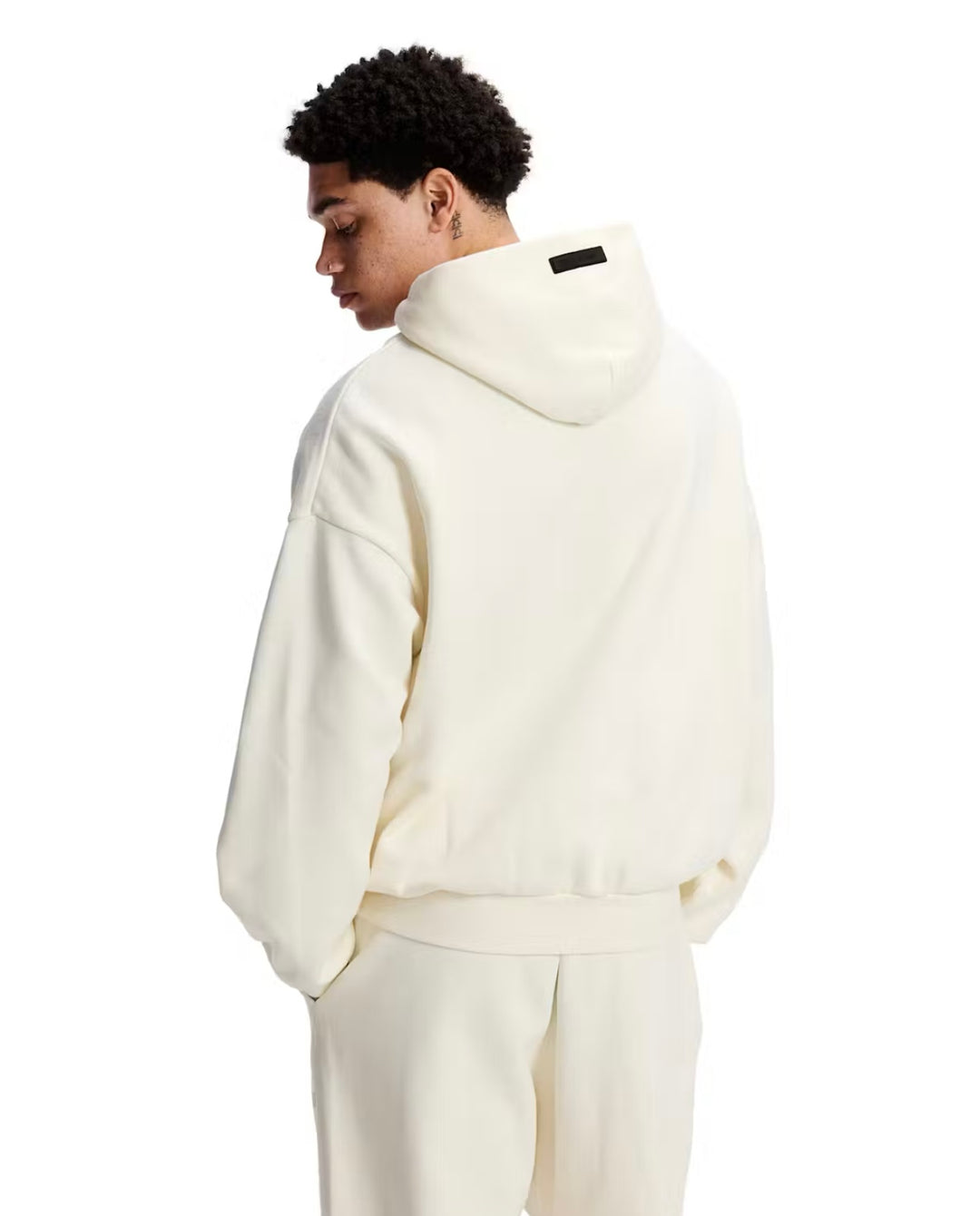 FEAR OF GOD FOG ESSENTIALS Pull Over Hoodie - Cloud Dancer (FW23)