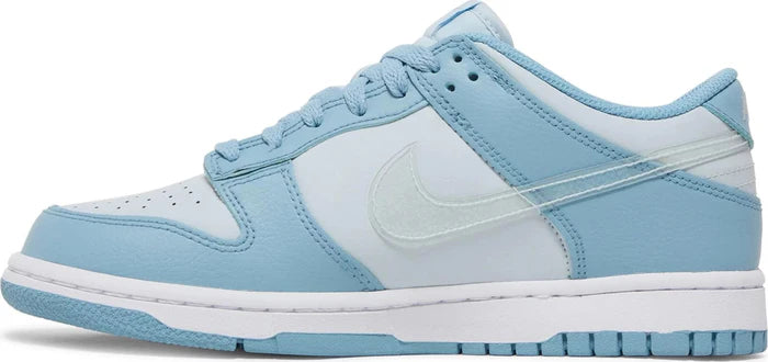 Nike Dunk Low GS 'Clear Blue Swoosh'