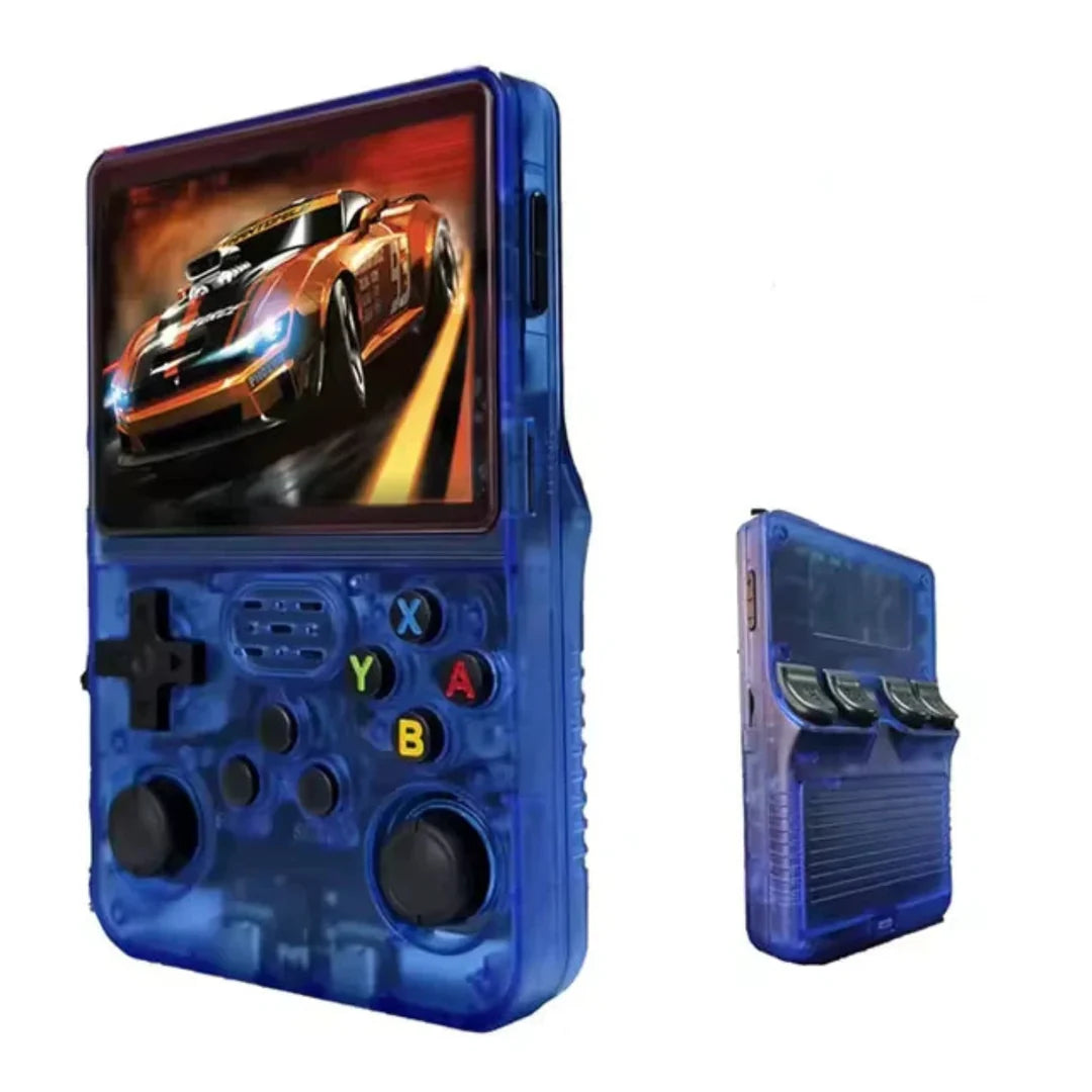 Retro Gameboy Handheld Gaming Console HD - Blue (15,000+ Preloaded Games)